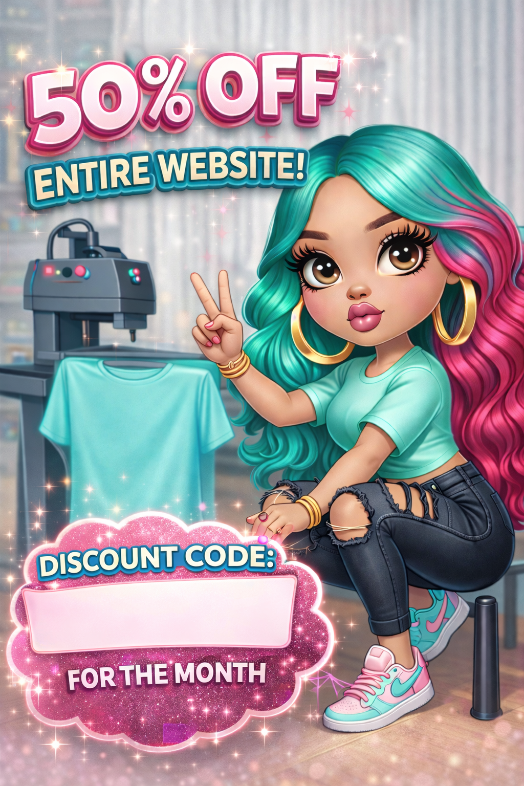 50% OFF DISCOUNT CODE ALL DIGITAL AND TRANSFERS (ends March 31st)