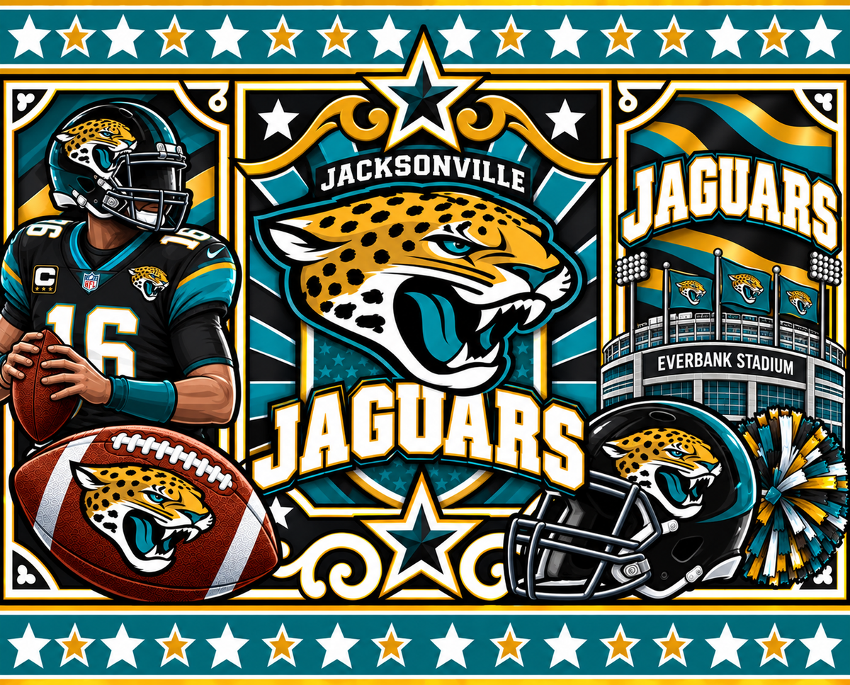 JAGUARS Female Sports Theme Inspired Lithophane Lampshade