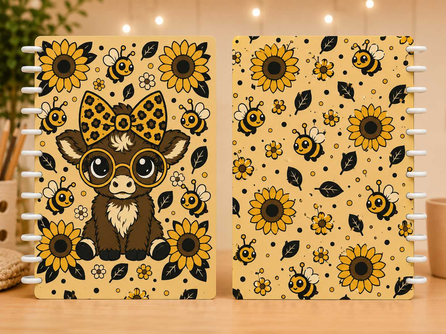 HIGHLAND COW NOTEBOOK SETS STL