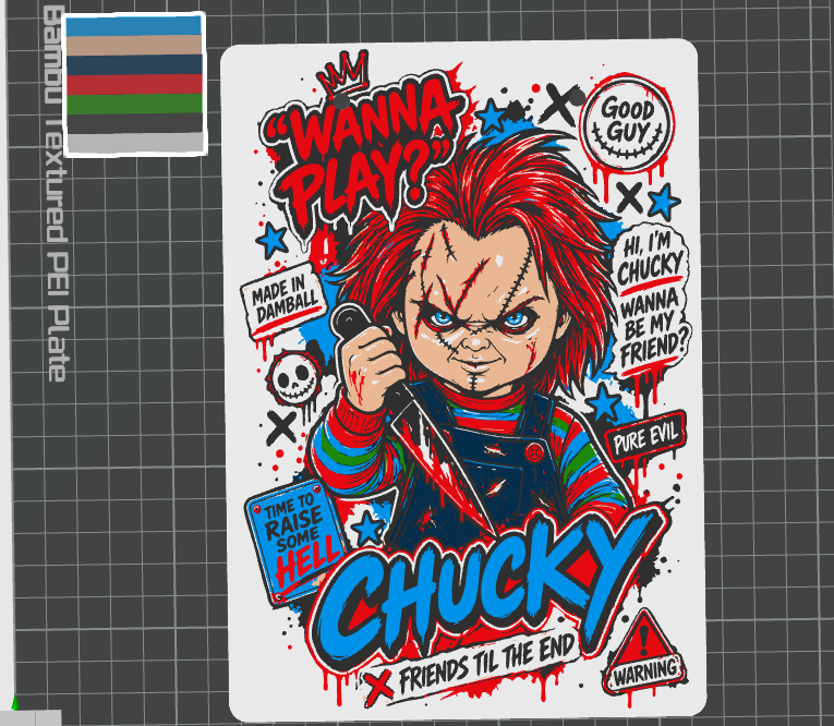 Chucky-Inspired A5 Discbound Notebook & Clipboard STL Set | Digital Download | $3 Sale