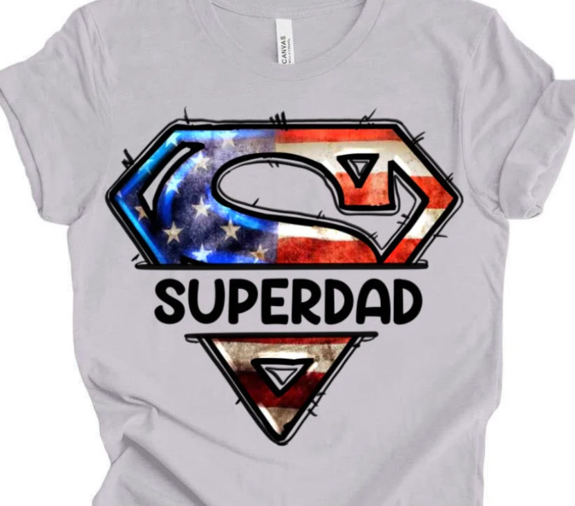 Super Dad / 10" Width DTF Transfer (F-1)