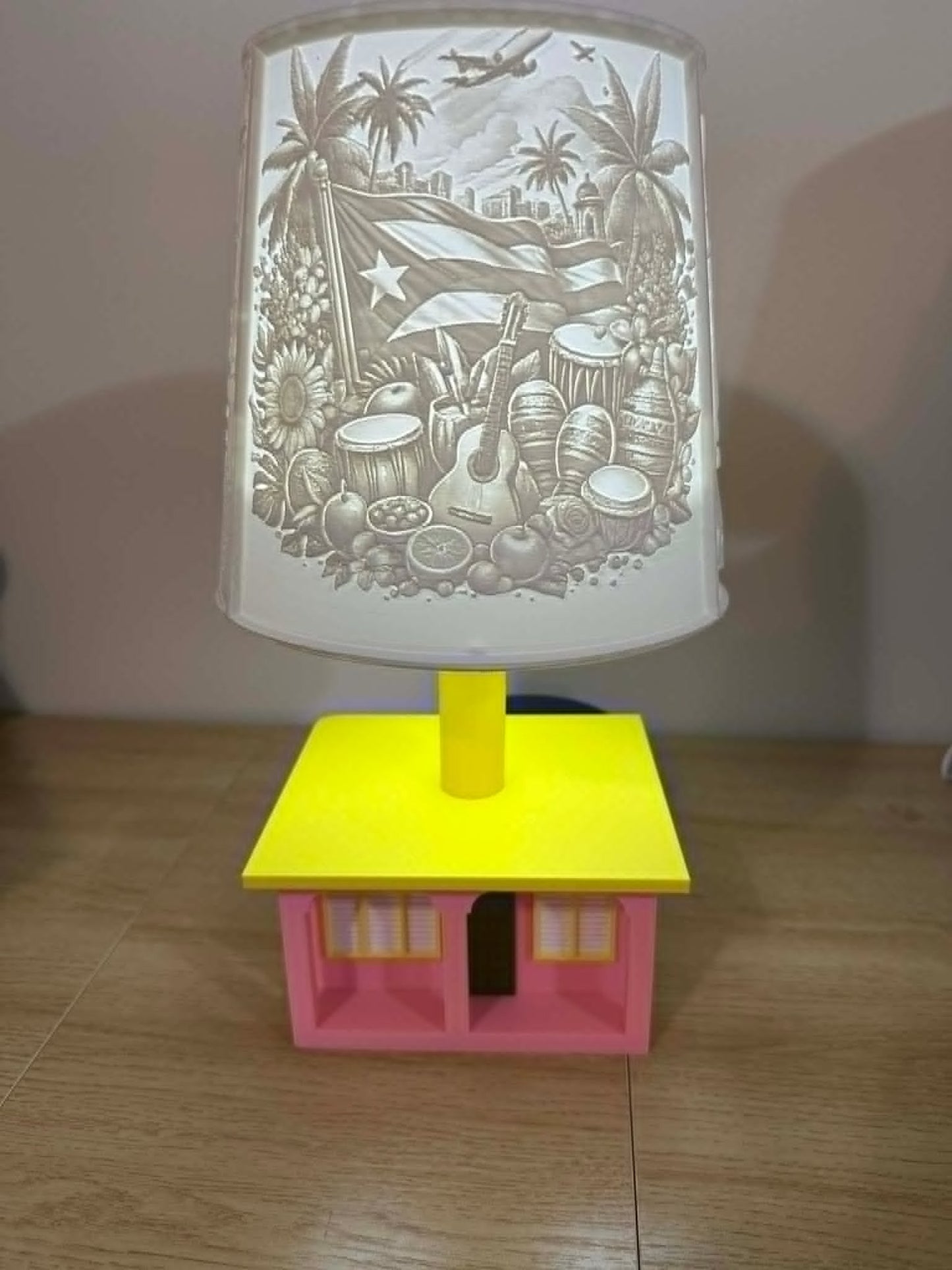 Casita Lamp STL File Set – Puerto Rican Heritage 3D Printable Lamp