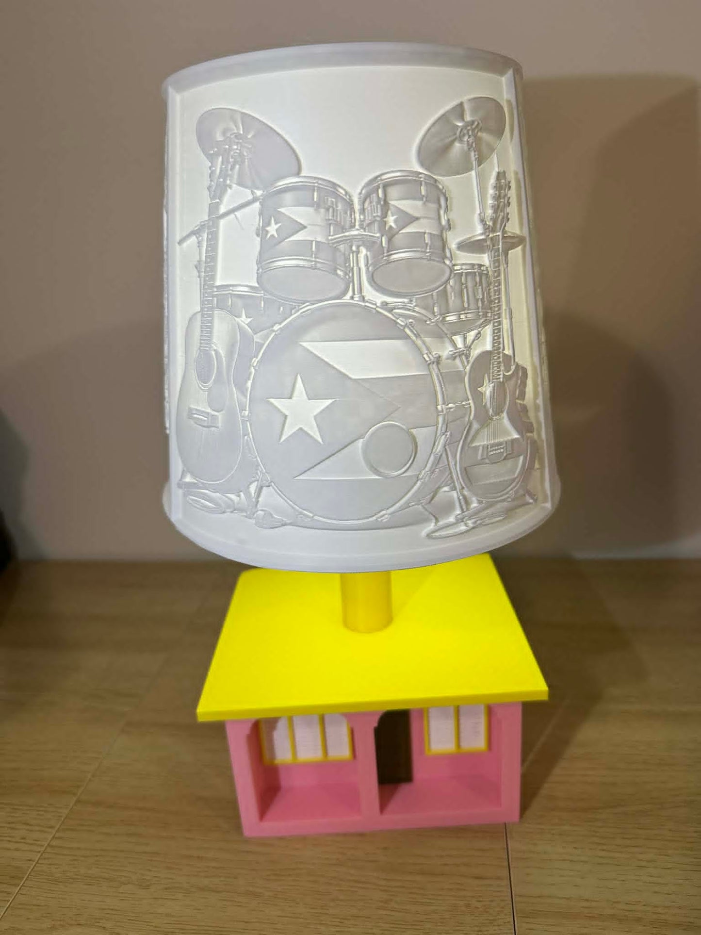 Casita Lamp STL File Set – Puerto Rican Heritage 3D Printable Lamp