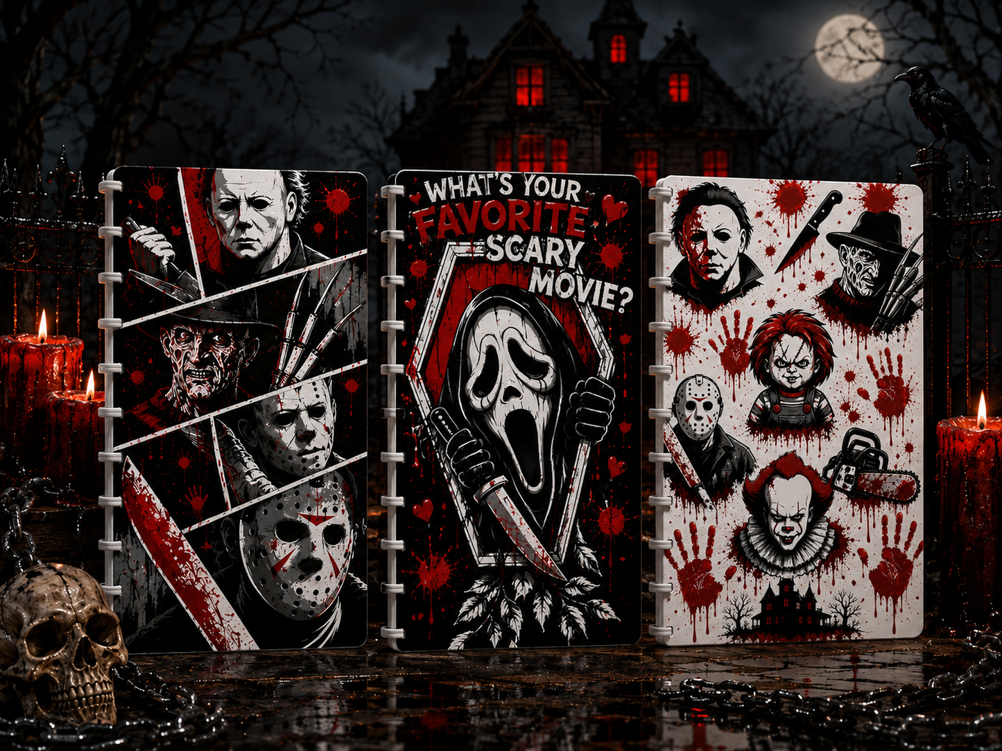 HORROR NOTEBOOK STL FILE BUNDLE