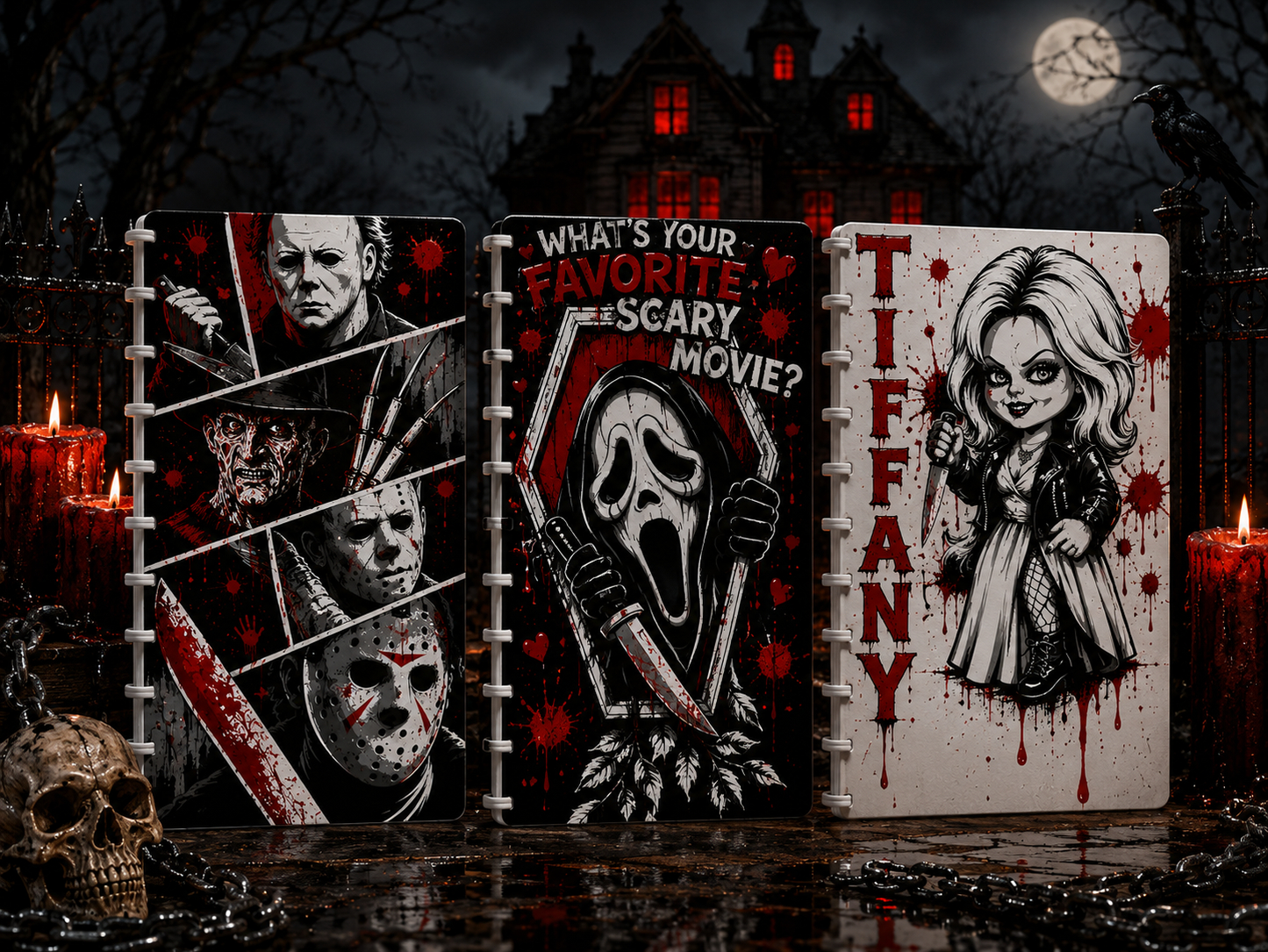 HORROR NOTEBOOK STL FILE BUNDLE