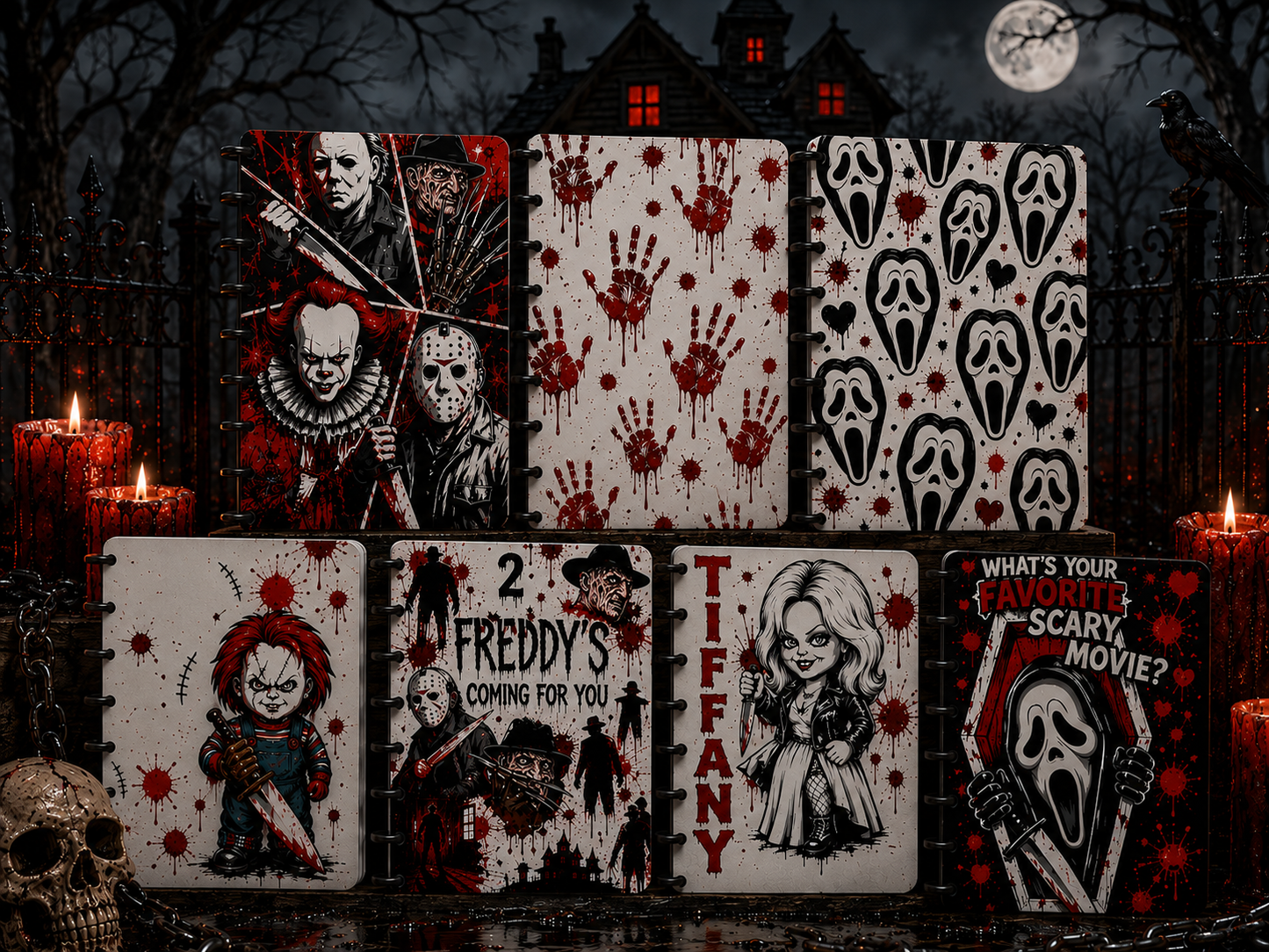 HORROR NOTEBOOK STL FILE BUNDLE