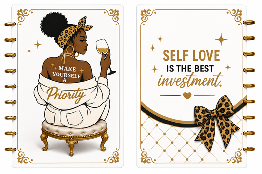 SELF LOVE NOTEBOOK COVER STL