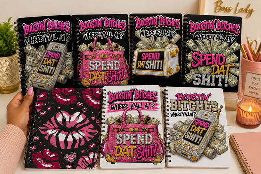 SPEND THAT..... BUNDLE NOTEBOOK COVERS STL
