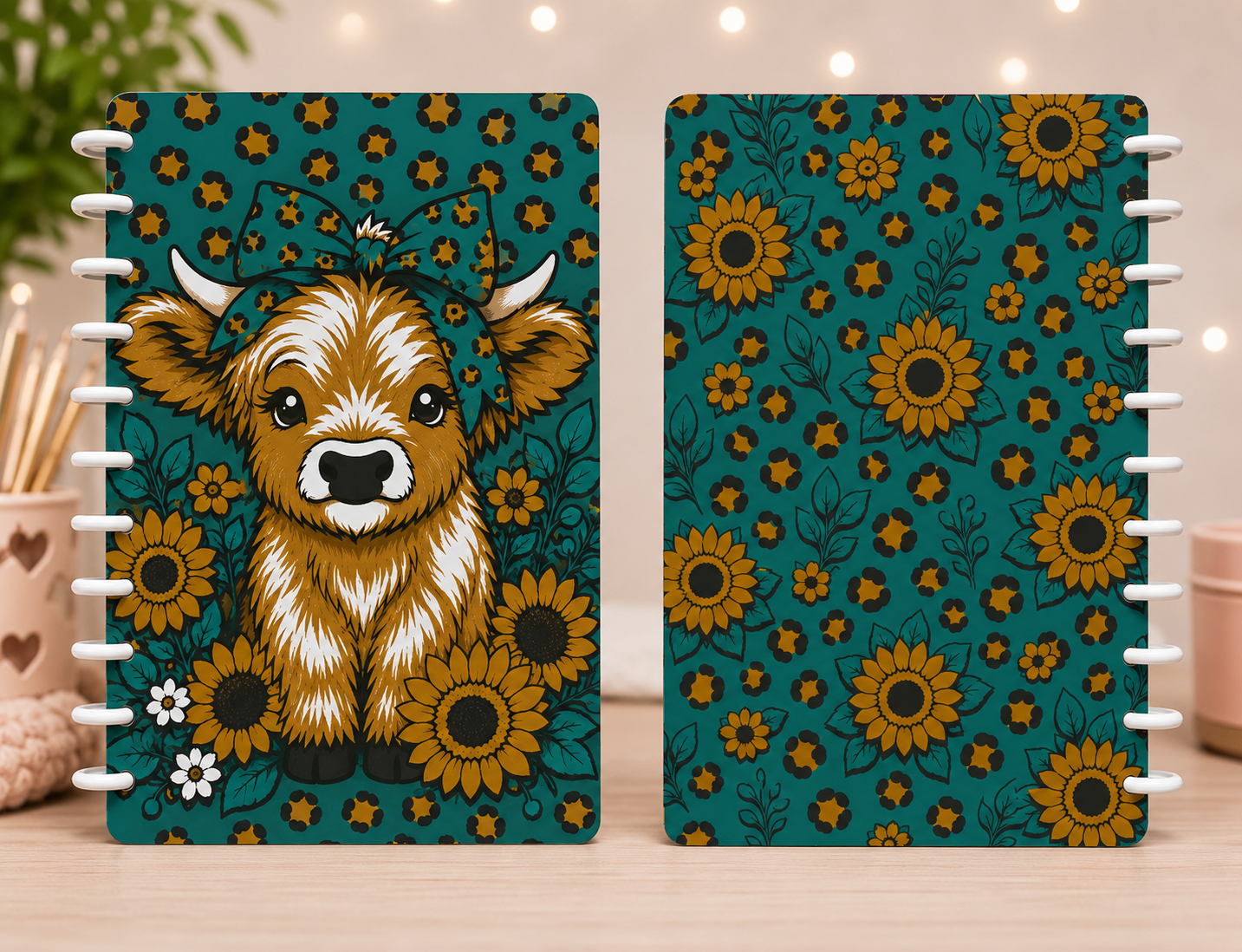 HIGHLAND COW NOTEBOOK SETS  STL