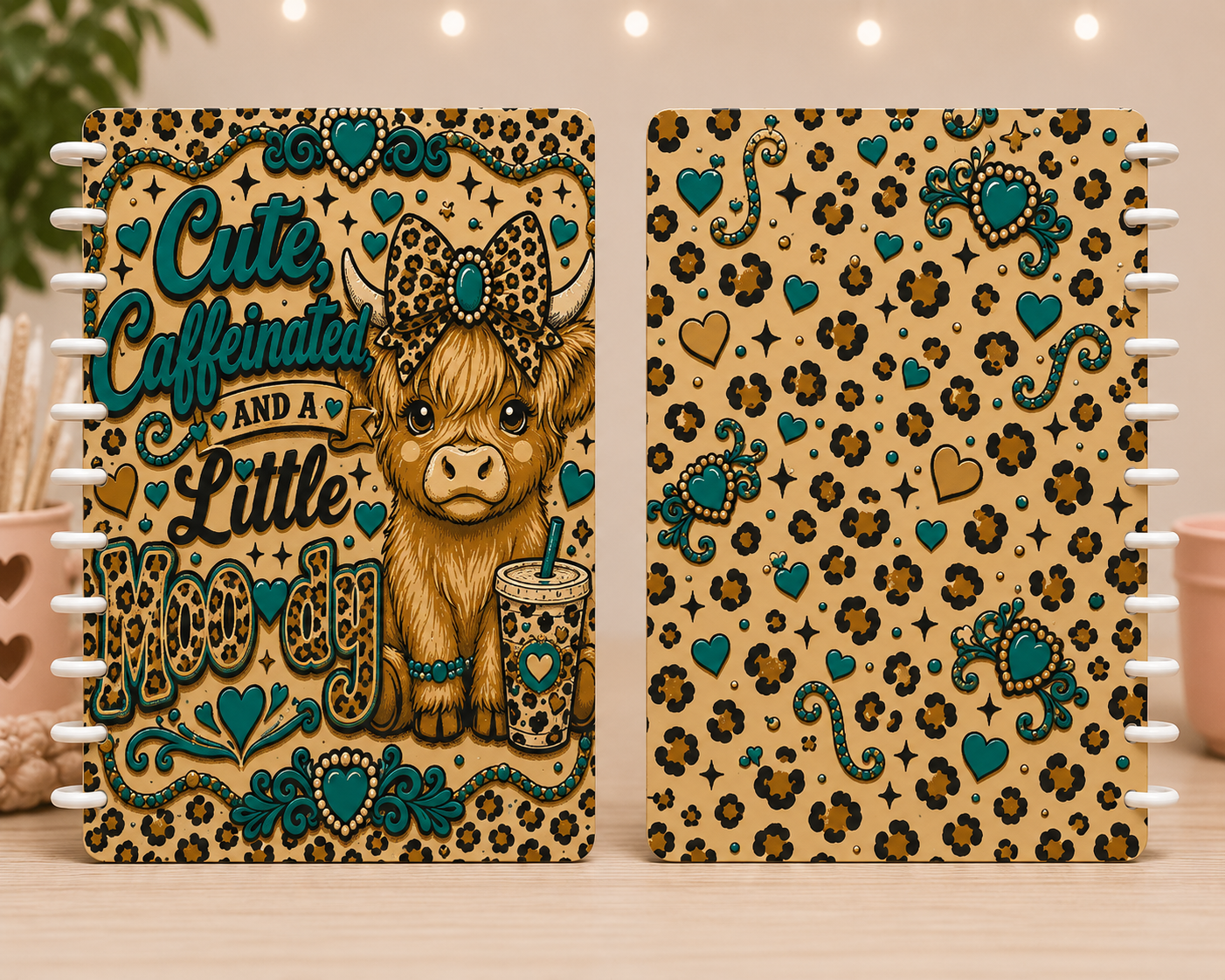HIGHLAND COW NOTEBOOK SETS  STL