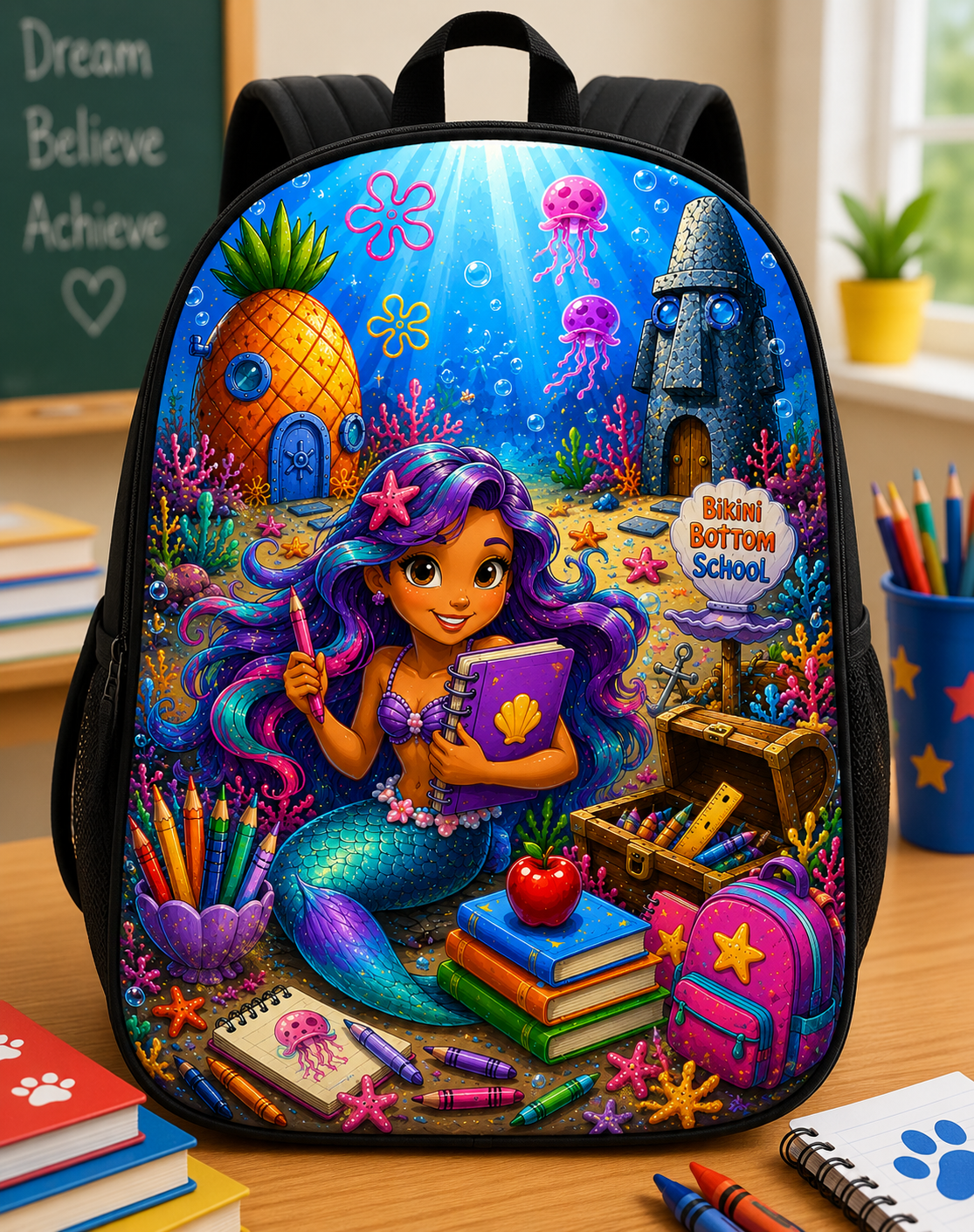 BOOKBAG READY TO GO PNG WITH MOCK UPS BUNDLE 1