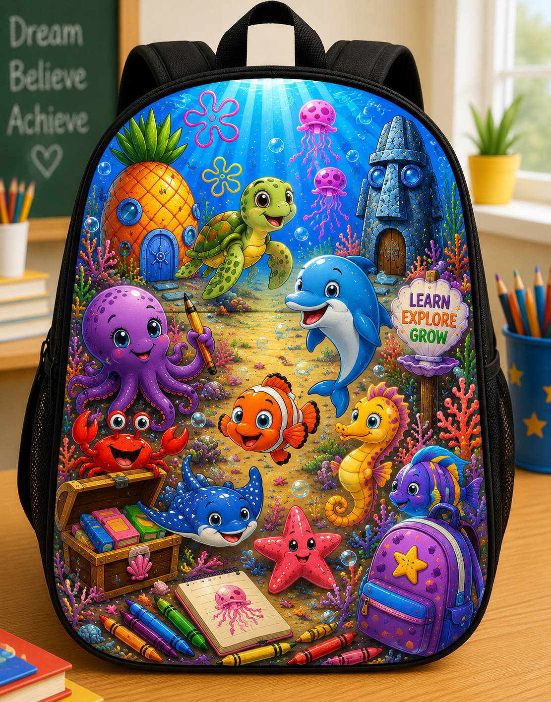 BOOKBAG READY TO GO PNG WITH MOCK UPS BUNDLE 1