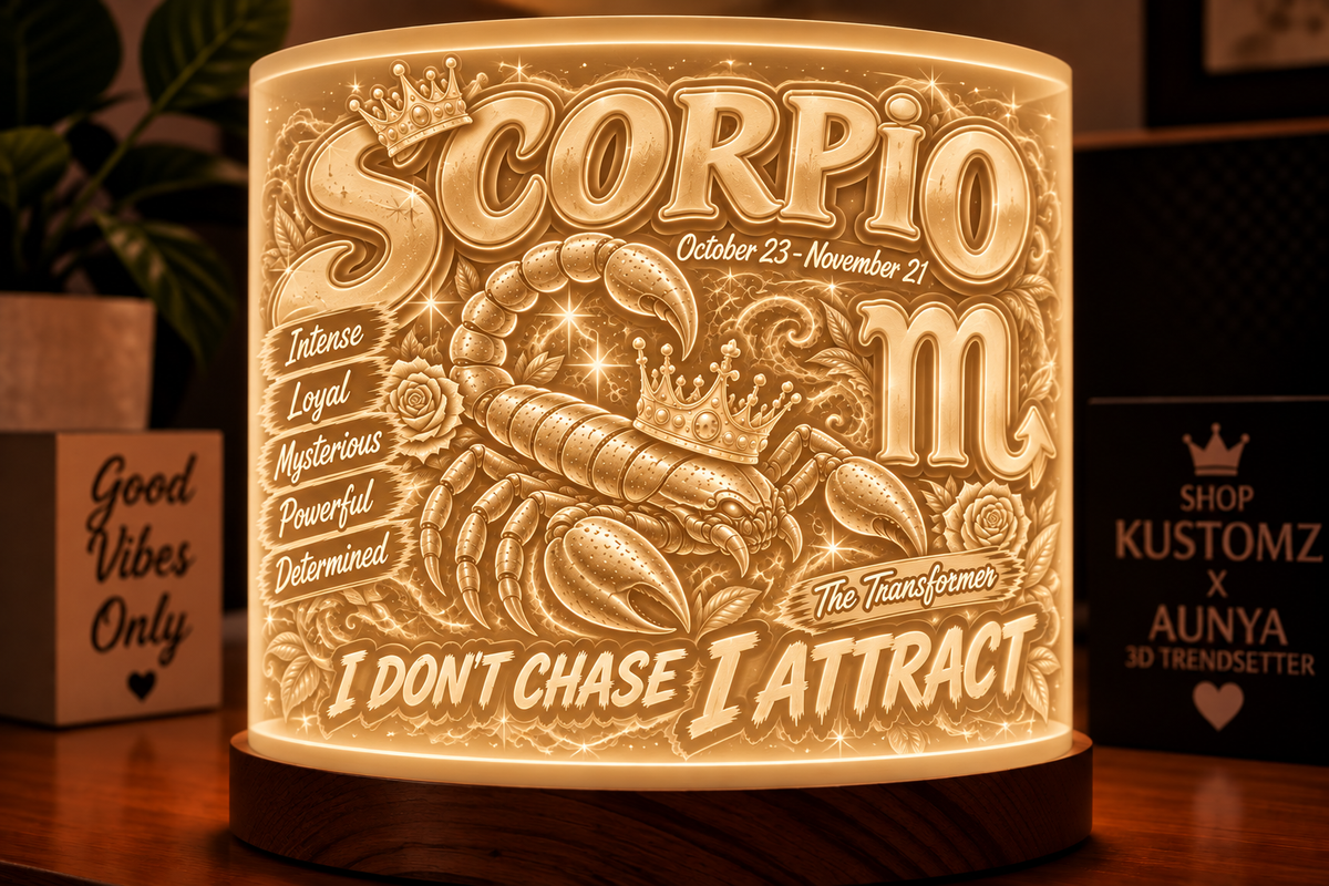 Zodiac Lithophane Lampshade STL Bundle 2 | All 12 Zodiac Signs | 3D Printable Digital Files (Copy)