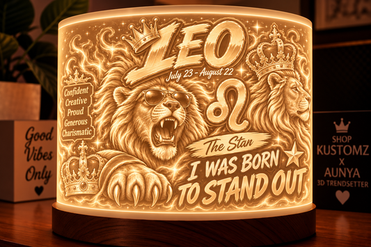 Zodiac Lithophane Lampshade STL Bundle 2 | All 12 Zodiac Signs | 3D Printable Digital Files (Copy)