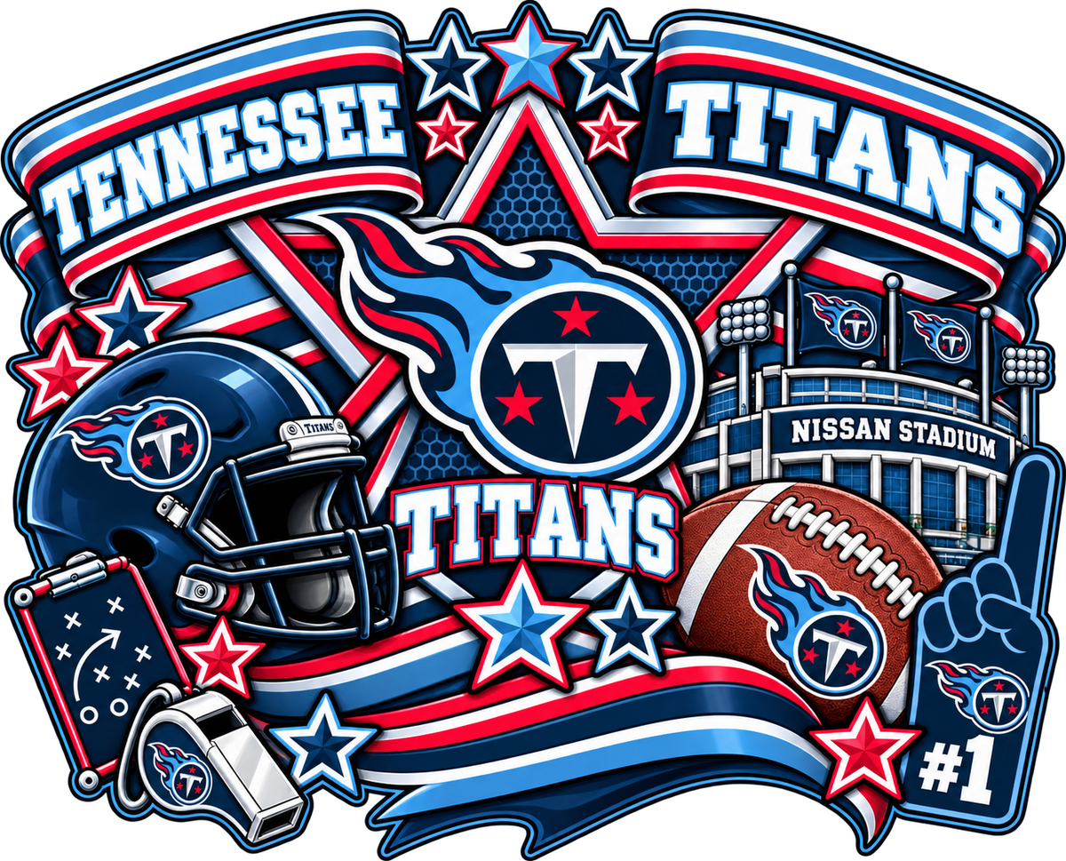 TITANS Female Sports Theme Inspired Lithophane Lampshade