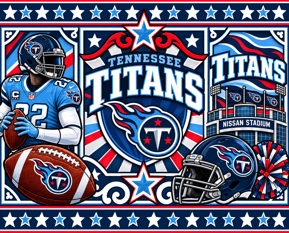 TITANS Female Sports Theme Inspired Lithophane Lampshade