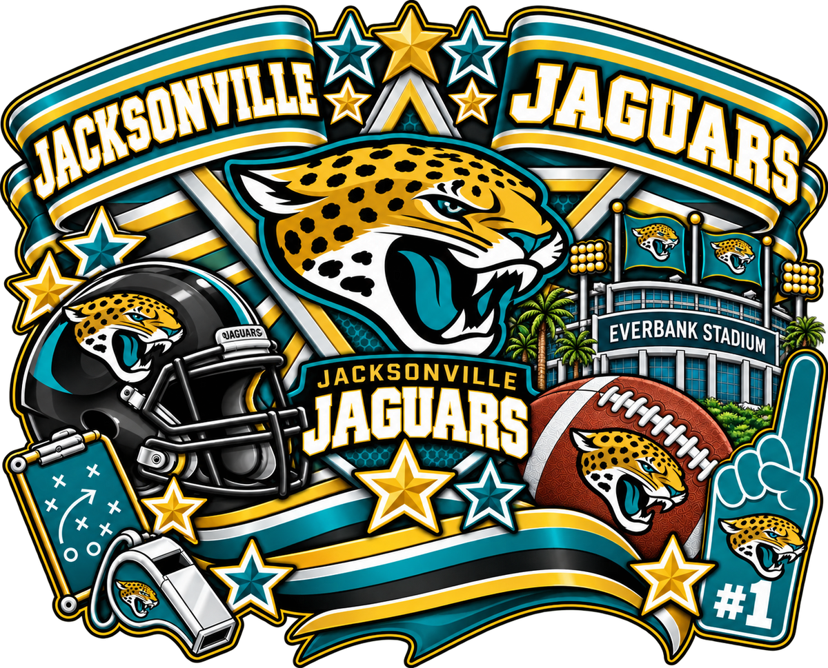 JAGUARS Female Sports Theme Inspired Lithophane Lampshade