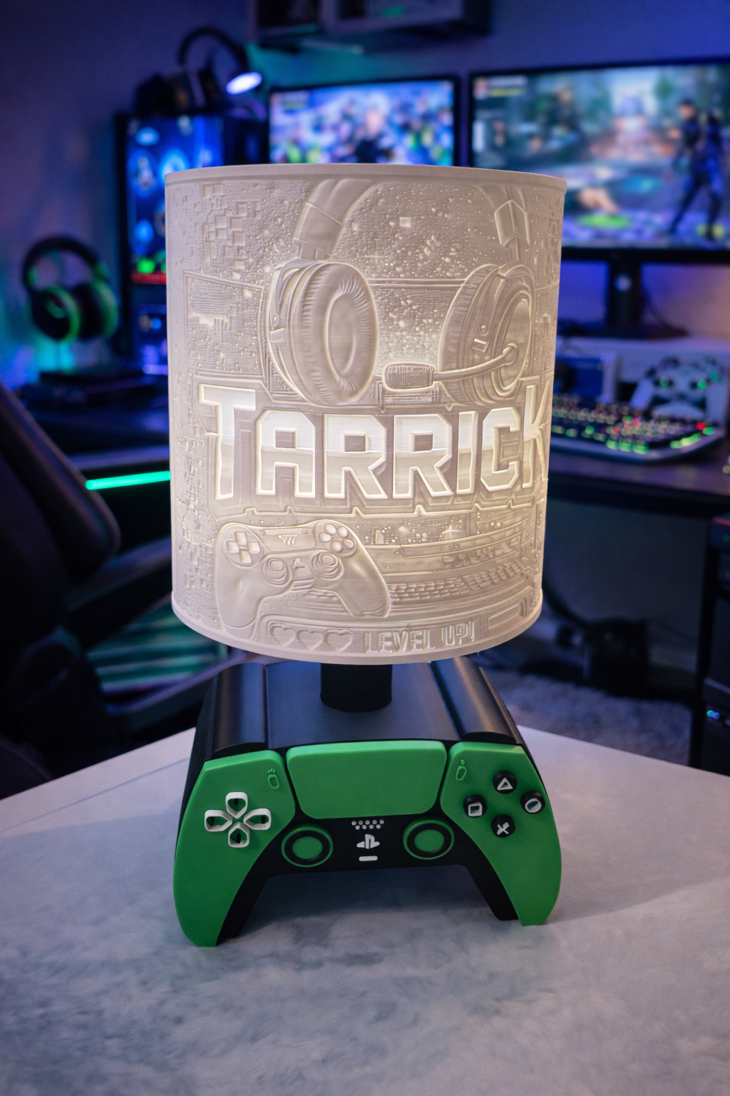 Custom  Character Theme Photo Night Light Lamp | Personalized Gift Lamp | Photo Shade + Custom Design