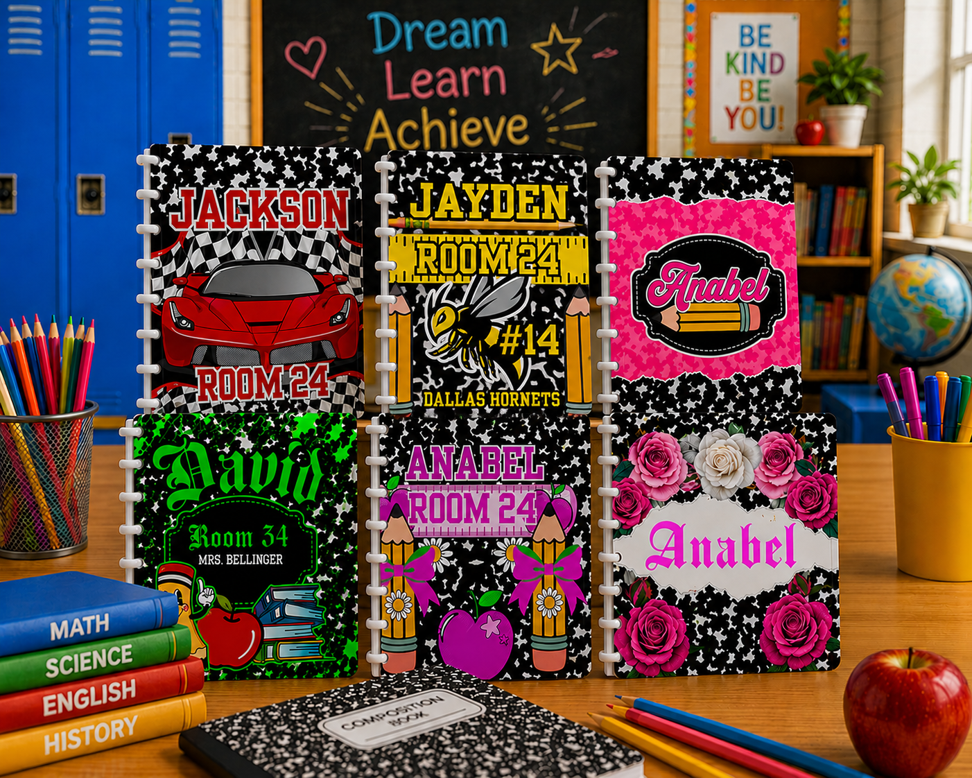 Notebook STL Bundle BACK TO SCHOOL