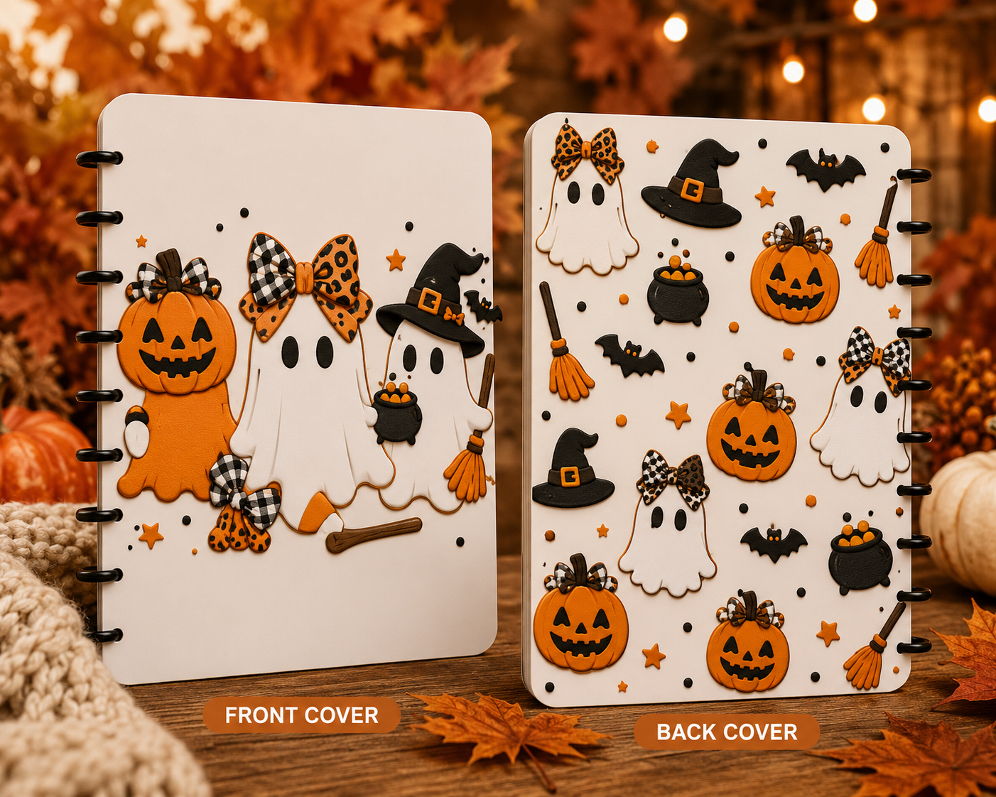 FALL NOTEBOOK COVER SETS STL READY TO PRINT FILES