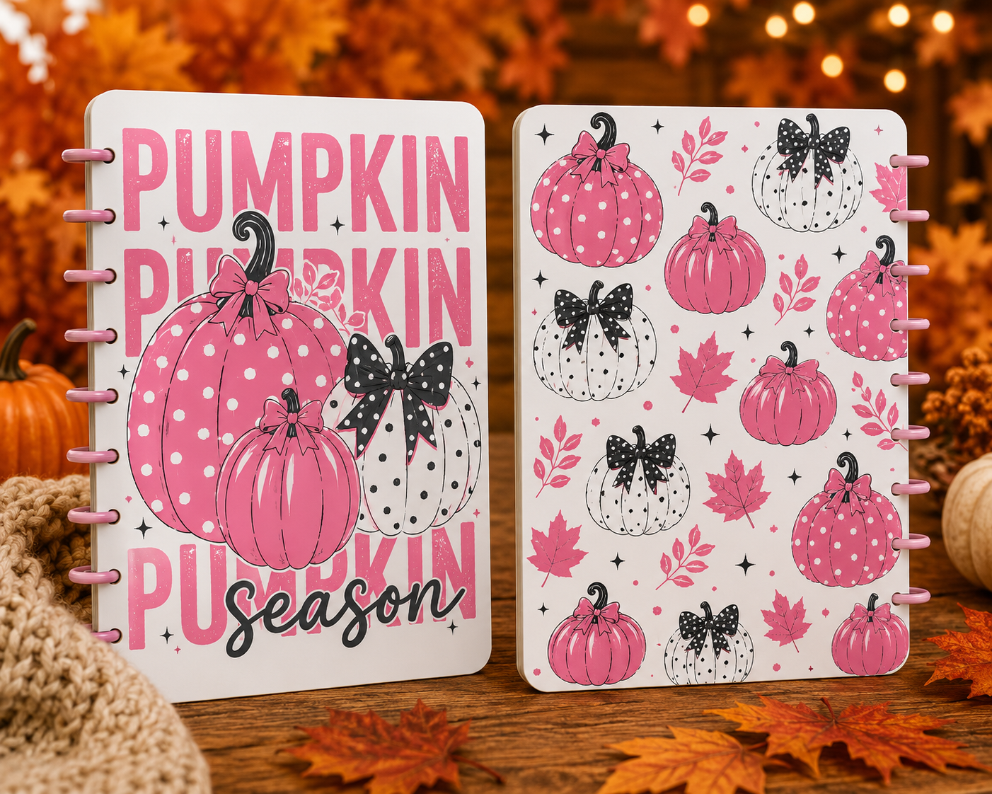 FALL NOTEBOOK COVER SETS STL READY TO PRINT FILES