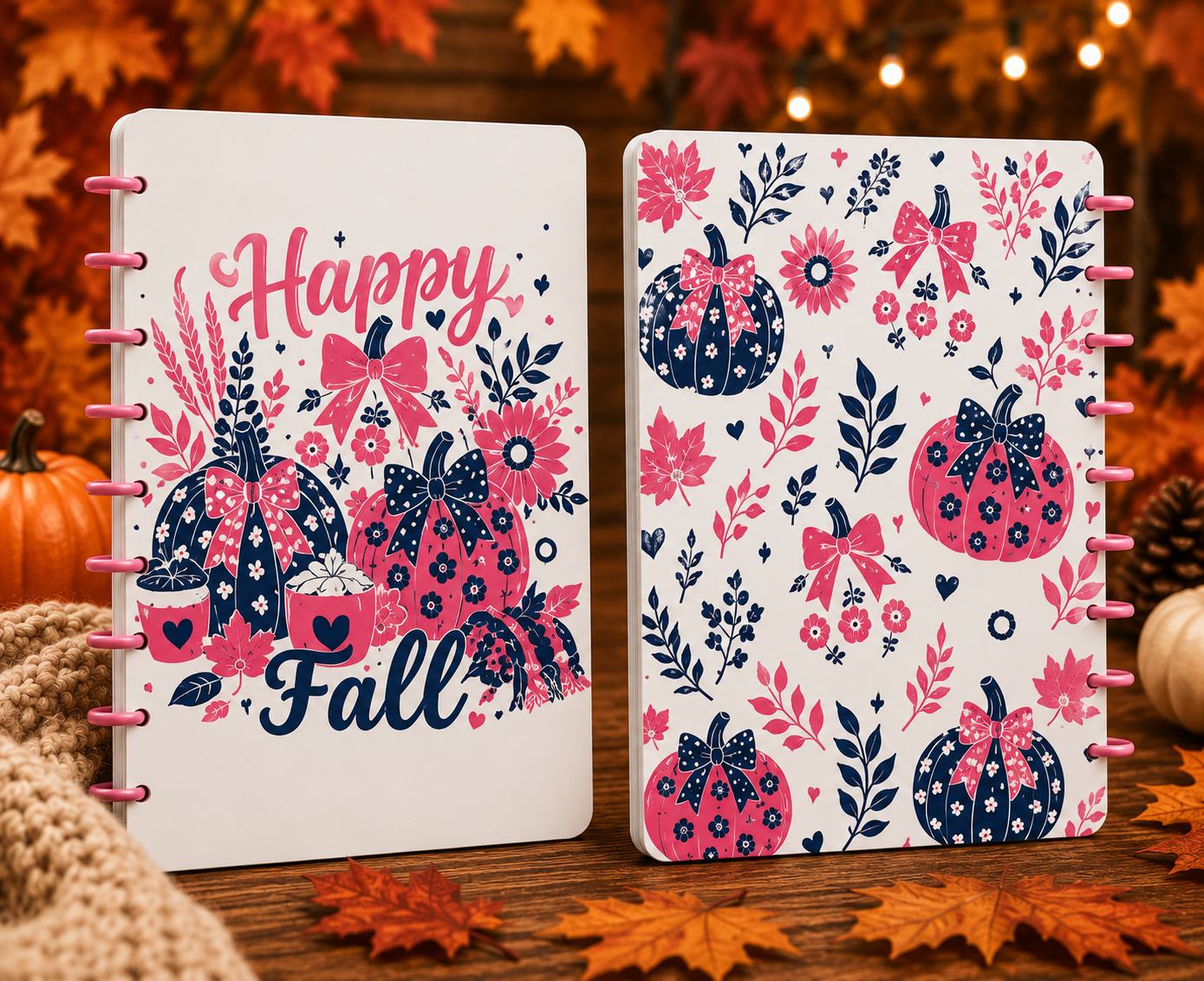 FALL NOTEBOOK COVER SETS STL READY TO PRINT FILES