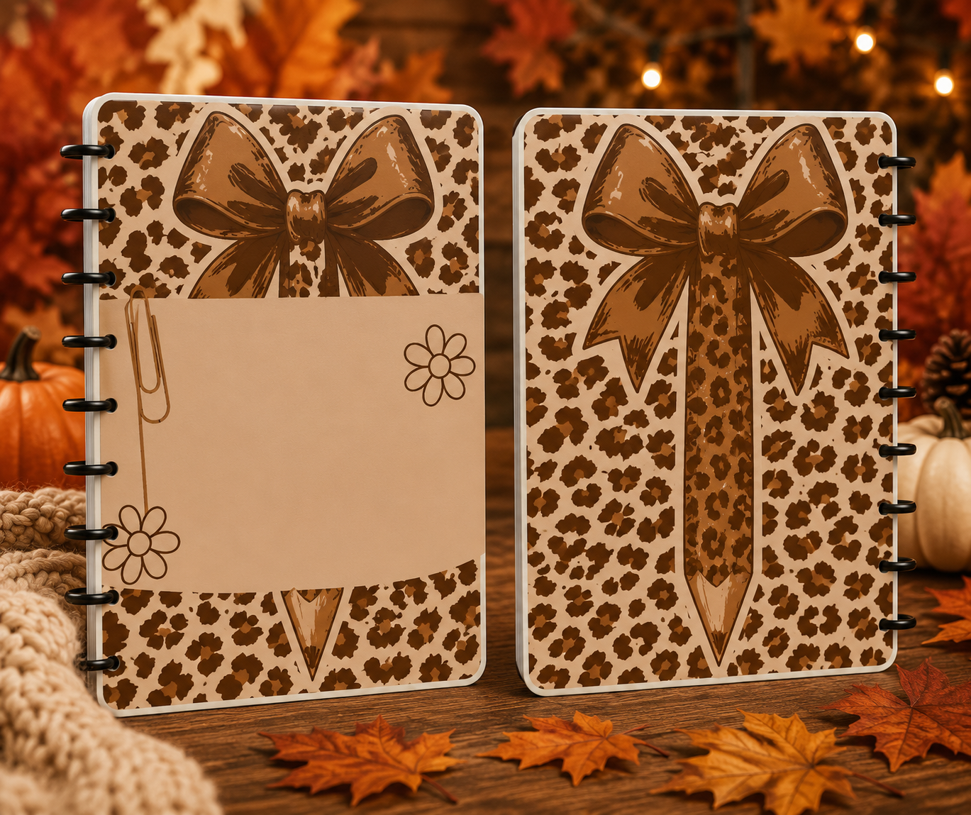 FALL NOTEBOOK COVER SETS STL READY TO PRINT FILES