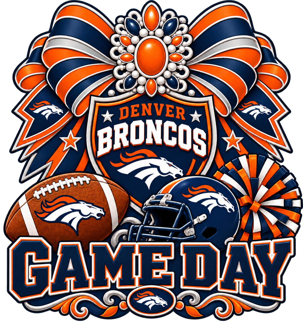 BRONCO Female Sports Theme Inspired Lithophane Lampshade