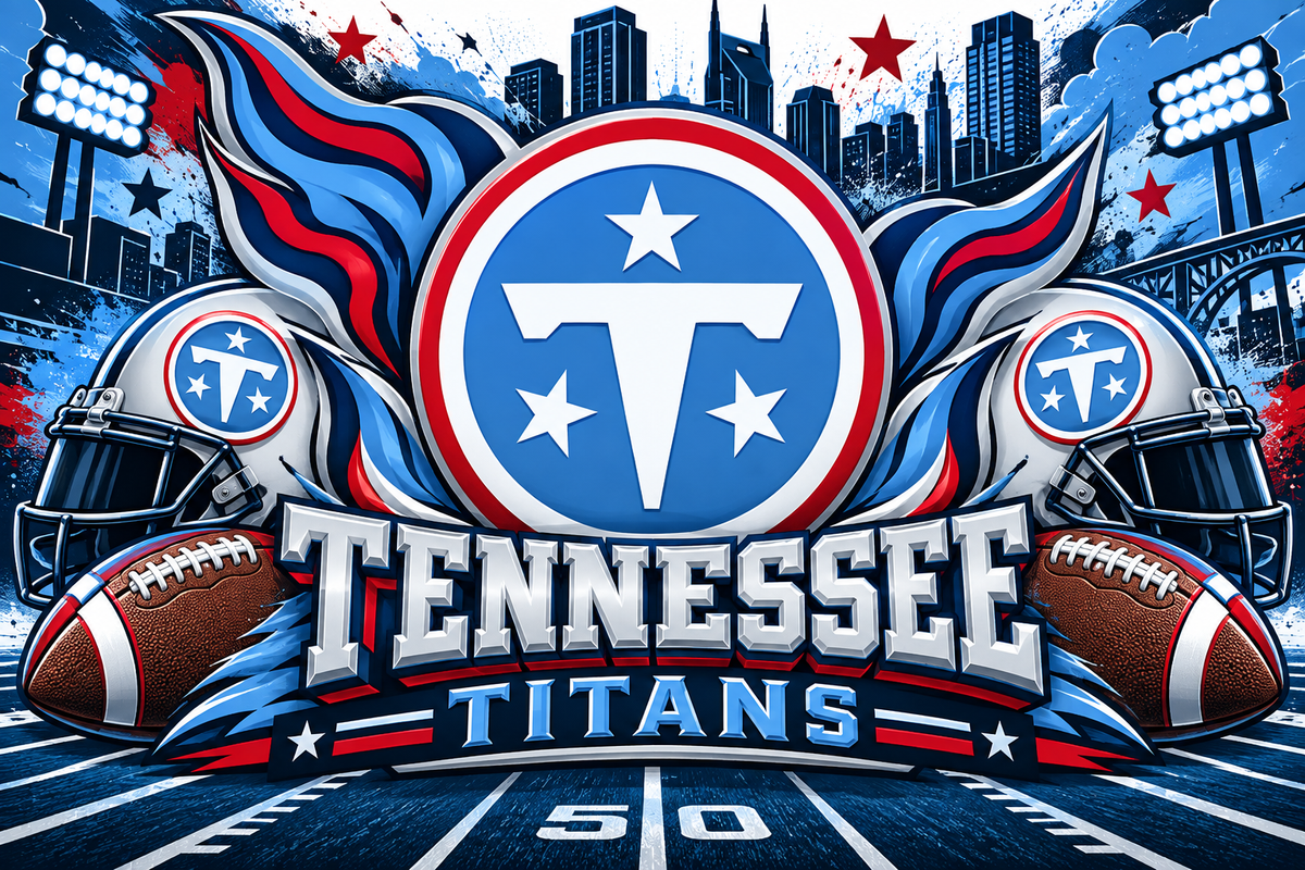 NEW TITANS LOGO Sports Theme Inspired Lithophane Lampshade (Copy)