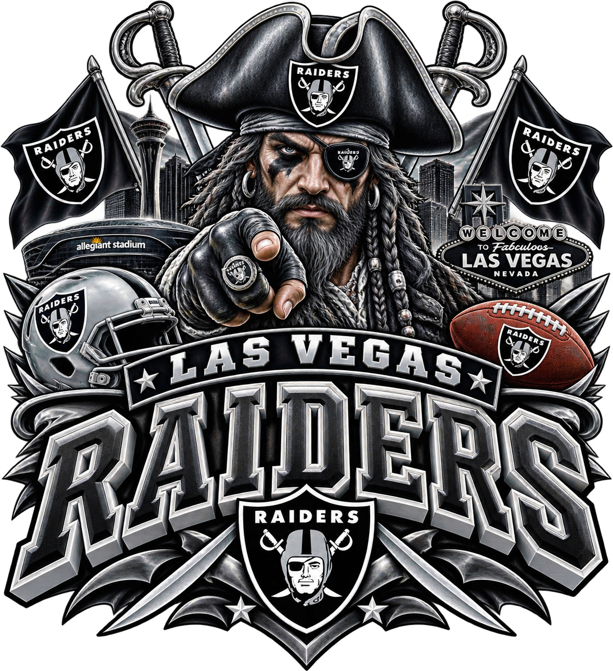 RAIDER MALE  Sports Theme Inspired Lithophane Lampshade