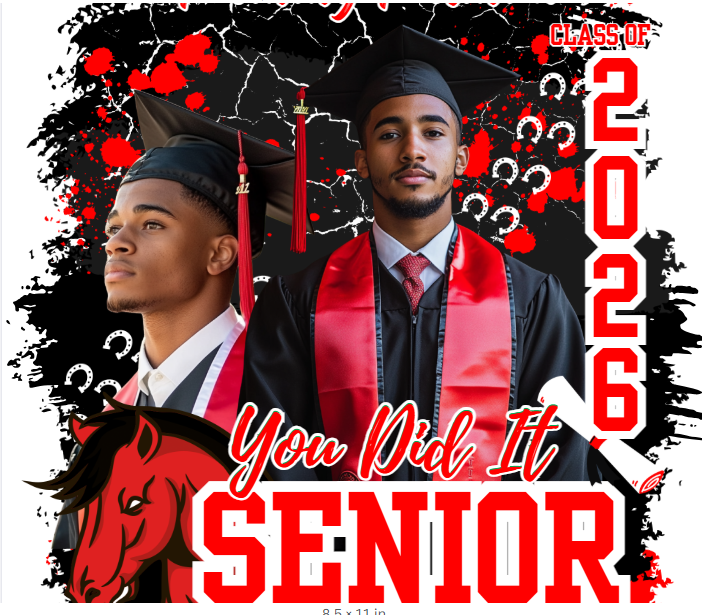 YOU DID IT SENIOR 2026 DIGITAL TEMPLATE